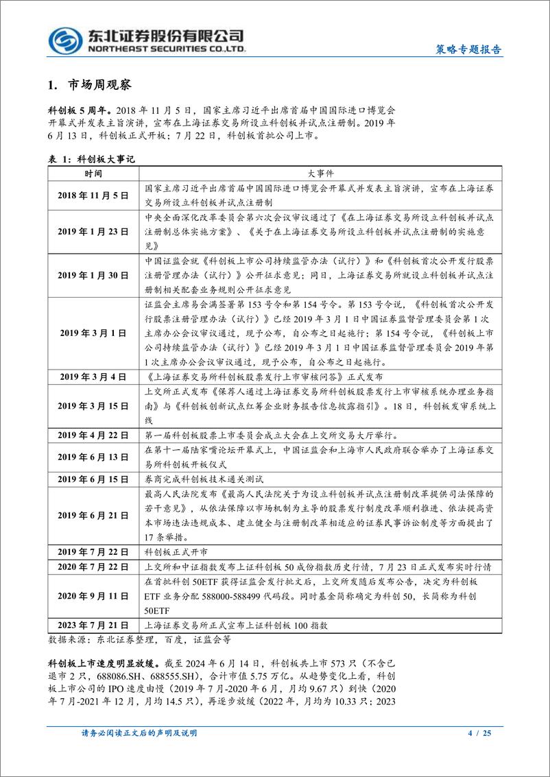 《科创板回溯和展望-240617-东北证券-25页》 - 第4页预览图