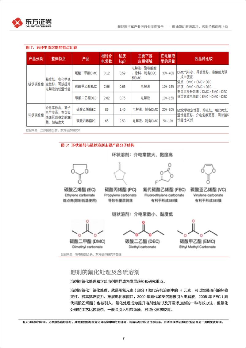 《新能源汽车产业链行业：调油带动新增需求，溶剂价格底部上涨》 - 第7页预览图