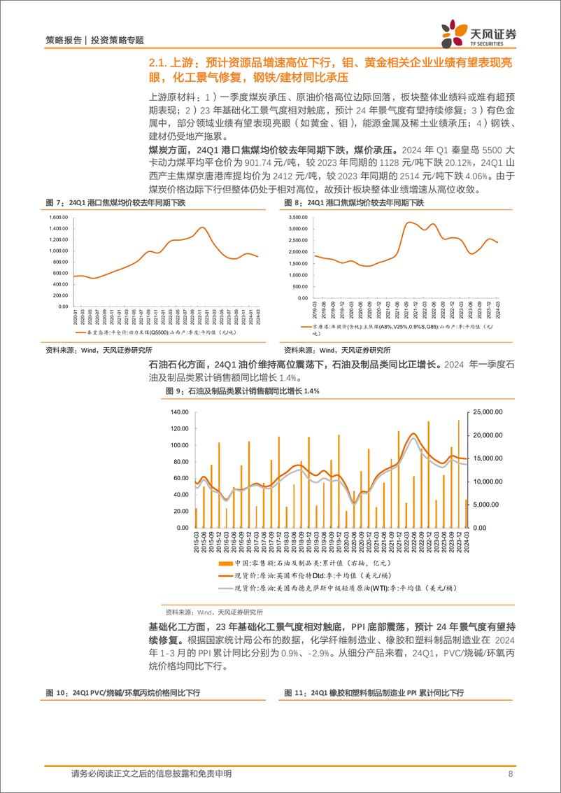 《深挖财报之2024一季报业绩预告分析：中游制造领域盈余惊喜行业较多-240428-天风证券-23页》 - 第8页预览图