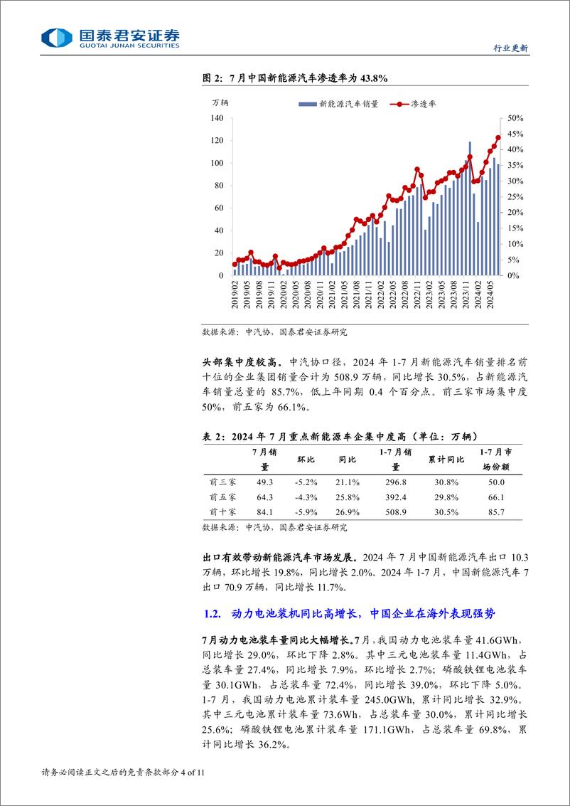 《新能源汽车行业2024年7月全球销量点评：把握行业淡旺季需求切换-240827-国泰君安-11页》 - 第4页预览图