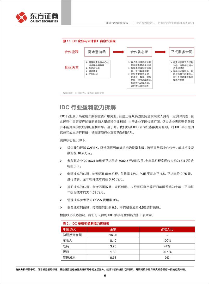 《通信行业IDC系列报告二：还原IDC行业的真实盈利能力-20191107-东方证券-21页》 - 第7页预览图