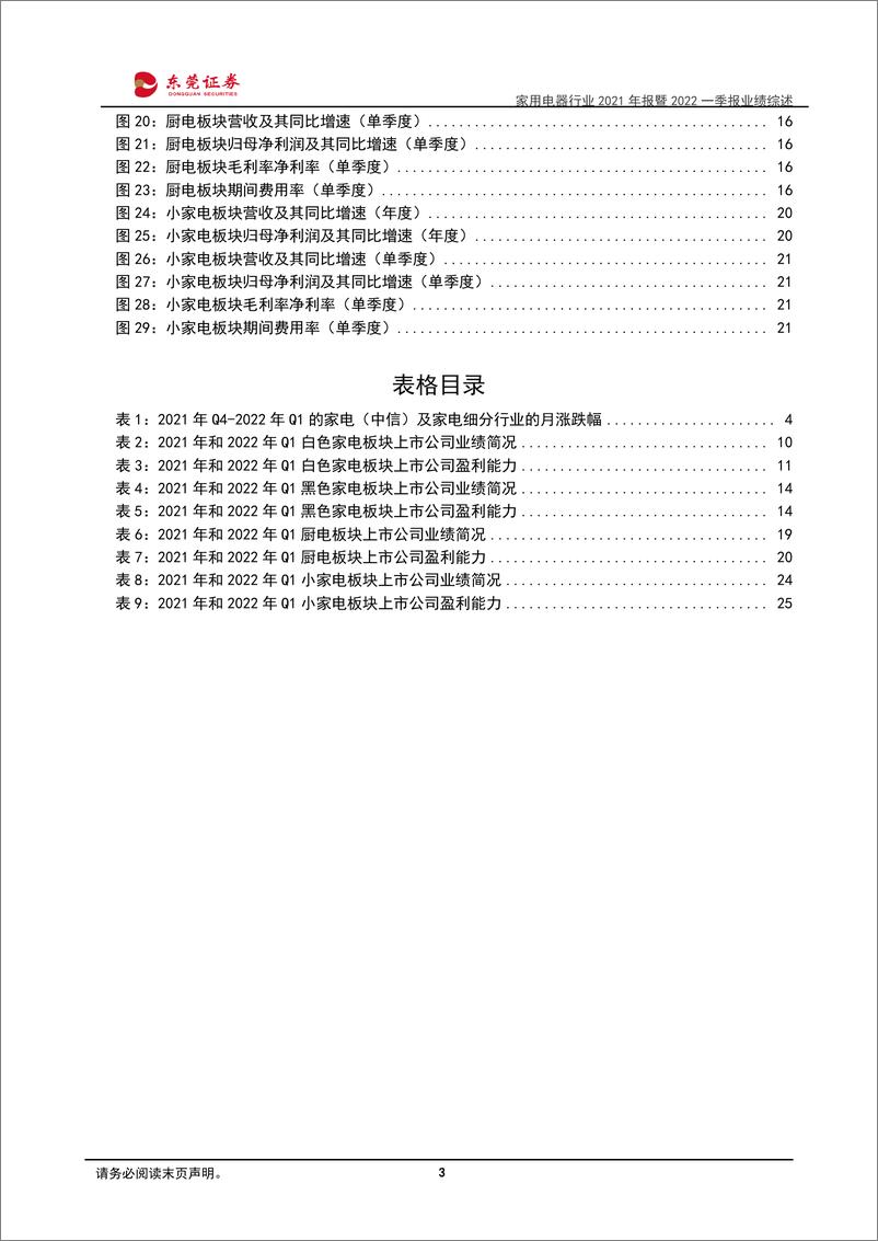 《家用电器行业2021年报暨2022一季报业绩综述：业绩持续增长，盈利端压力仍存-20220511-东莞证券-29页》 - 第4页预览图