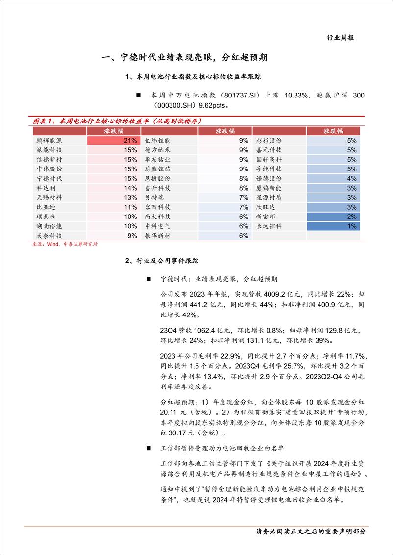 《电力设备与新能源行业：宁德业绩表现亮眼，海外海风进展较多-240331-中泰证券-28页》 - 第6页预览图