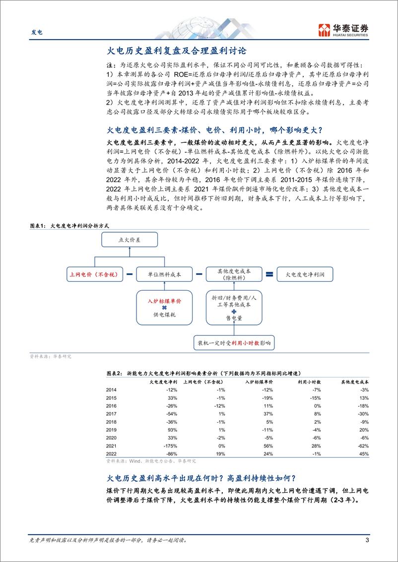 《发电行业专题研究：火电行情正当时，盈利估值步步高-20230711-华泰证券-15页》 - 第4页预览图