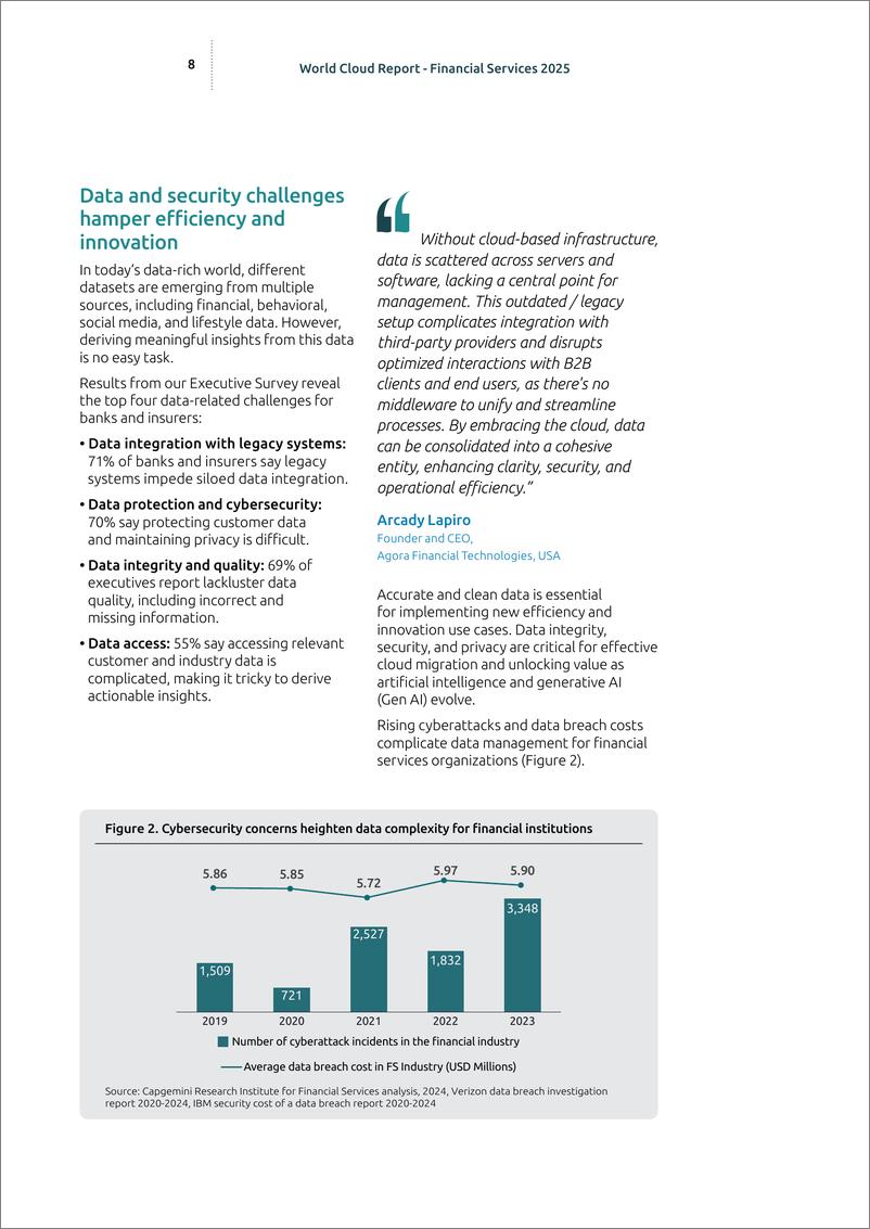 Capgemini-《世界云报告——2025年金融服务》_通过您的云之旅推动收入增长（英）-2024-40页 - 第8页预览图