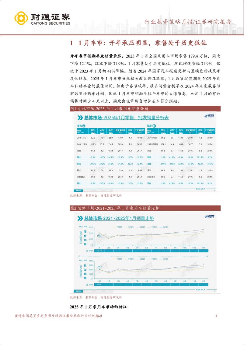 《计算机行业投资策略月报：春节影响销量承压，多家车企接入DeepSeek-250213-财通证券-11页》 - 第3页预览图