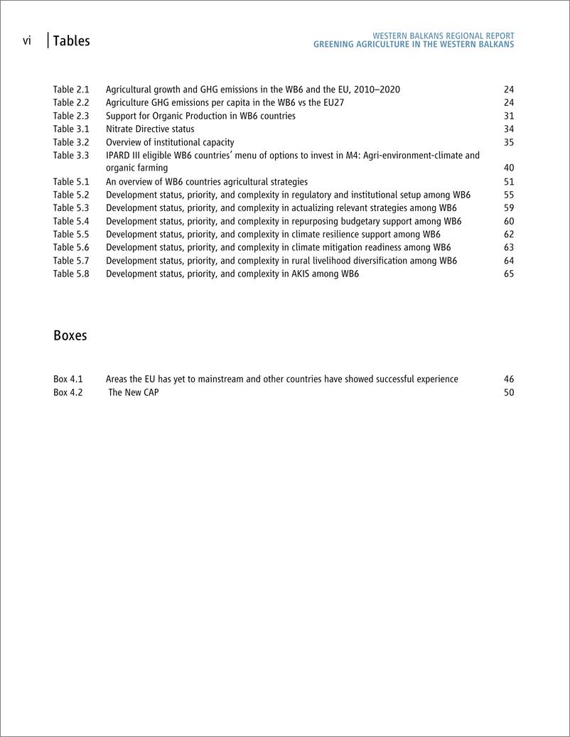《世界银行-西巴尔干半岛的绿色农业（英）-2024-80页》 - 第6页预览图