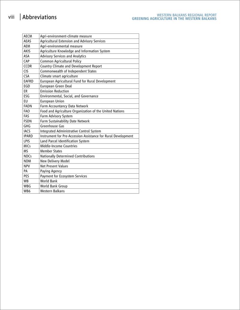 《世界银行-西巴尔干半岛的绿色农业（英）-2024-80页》 - 第8页预览图