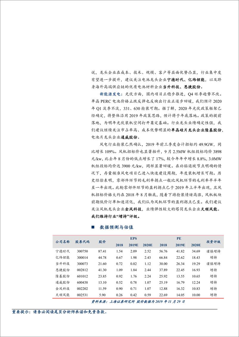 《电气设备和新能源行业：2020年光伏政策框架已定，有望年底落地-20191202-上海证券-17页》 - 第3页预览图