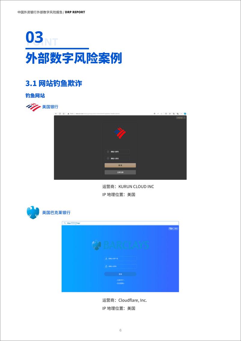 《中国外资银行外部数字风险报告》 - 第6页预览图