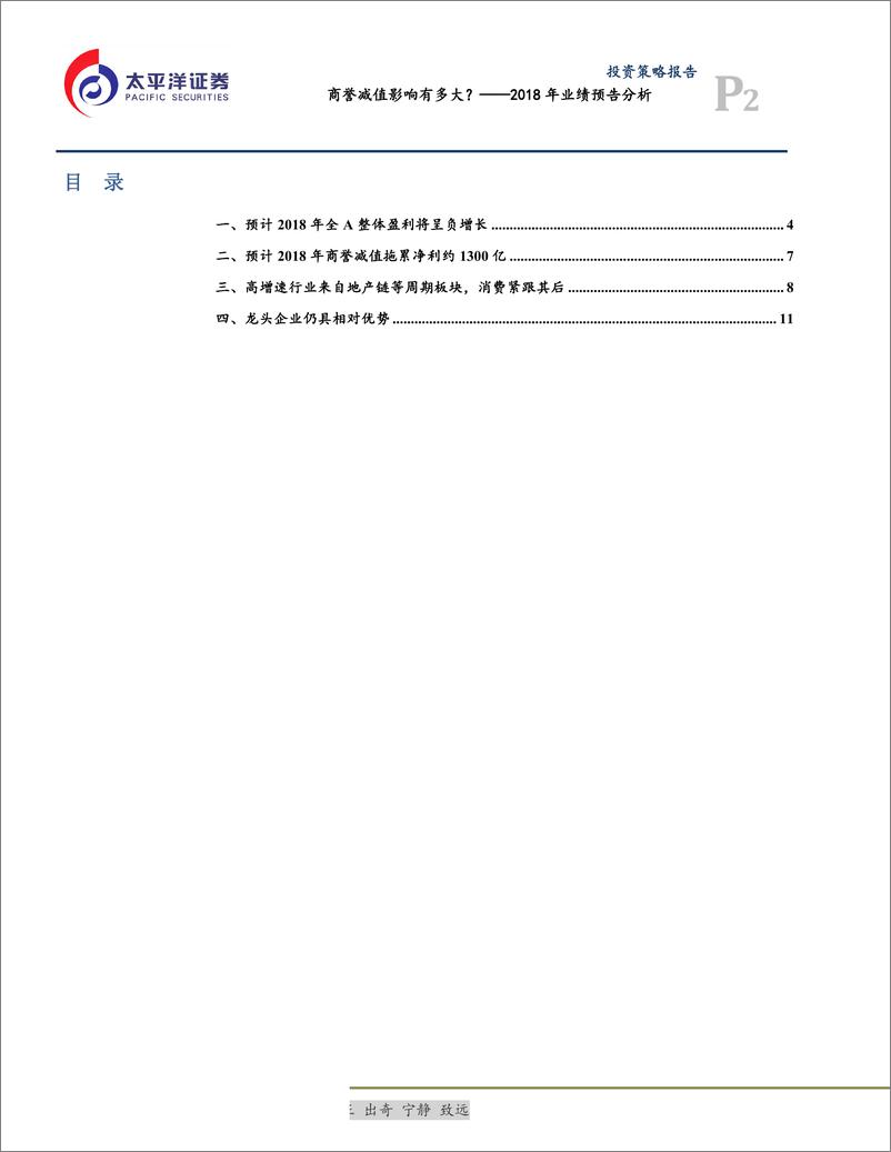 《2018年业绩预告分析：商誉减值影响有多大？-20190201-太平洋证券-14页》 - 第3页预览图