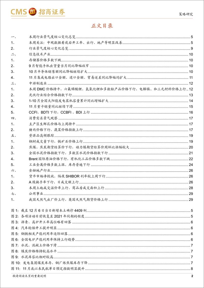 《行业景气观察（1207）：航空出行边际修复，工业金属等价格继续上行-20221207-招商证券-30页》 - 第3页预览图