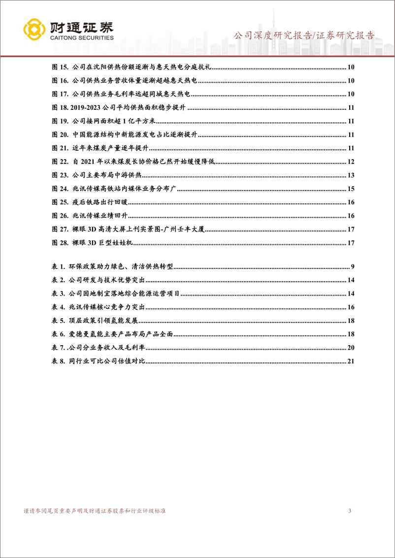 《联美控股(600167)高盈利供热龙头，高铁传媒交相辉映-240825-财通证券-23页》 - 第3页预览图