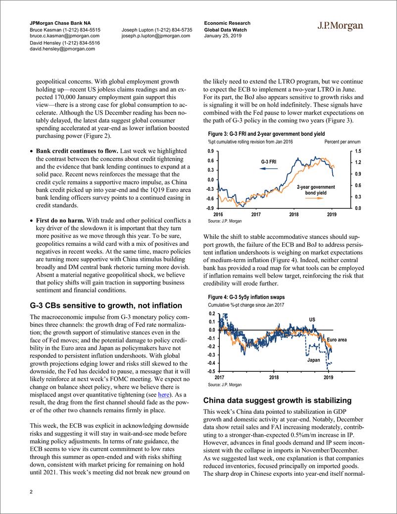 《J.P. 摩根-全球-宏观策略-全球宏观数据观察-2019.1.25-96页》 - 第3页预览图