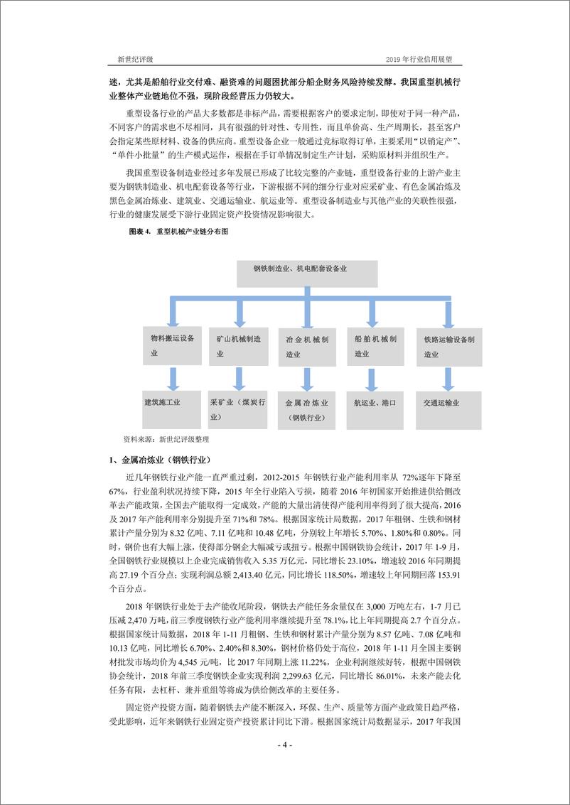 《新世纪评级-重型机械行业2019年度信用展望-2019.1-28页》 - 第5页预览图