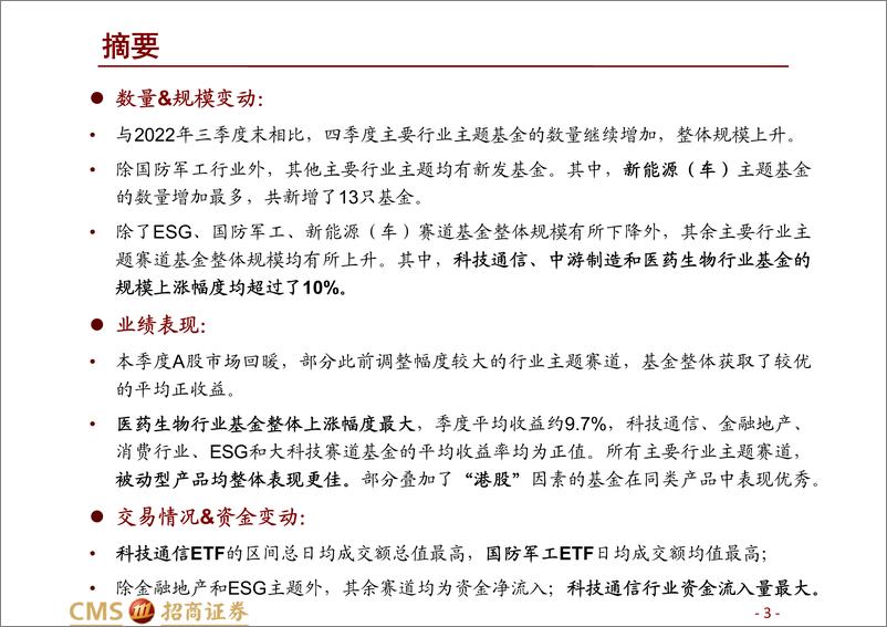 《行业主题型基金2022年四季报点评：科技通信赛道大幅吸金，医药行业基金整体表现较优-20230129-招商证券-80页》 - 第4页预览图