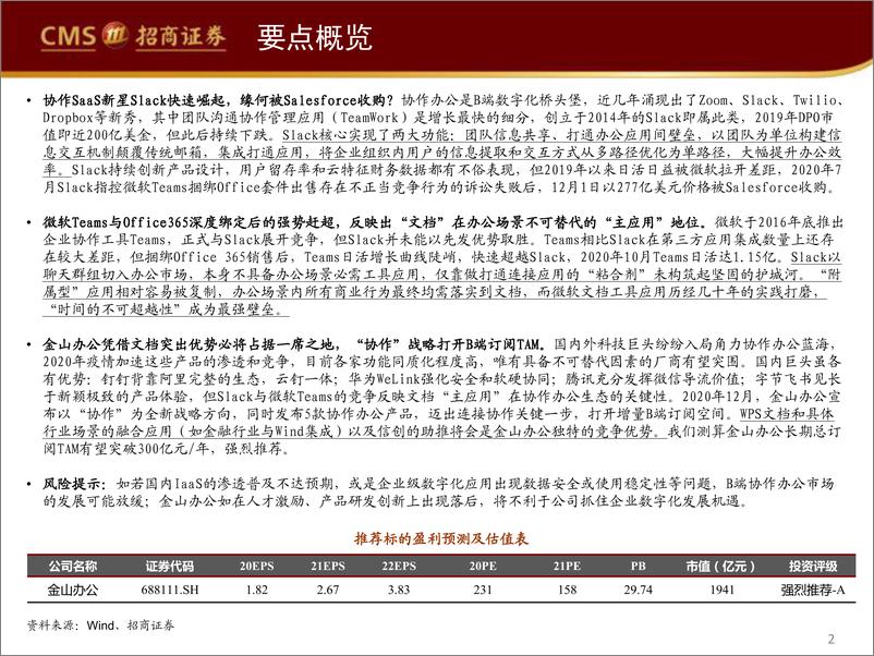 《计算机行业海外巨头启示录系列（十三）：Slack的异军突起和微软的狙击-20210208-招商证券-37页》 - 第2页预览图