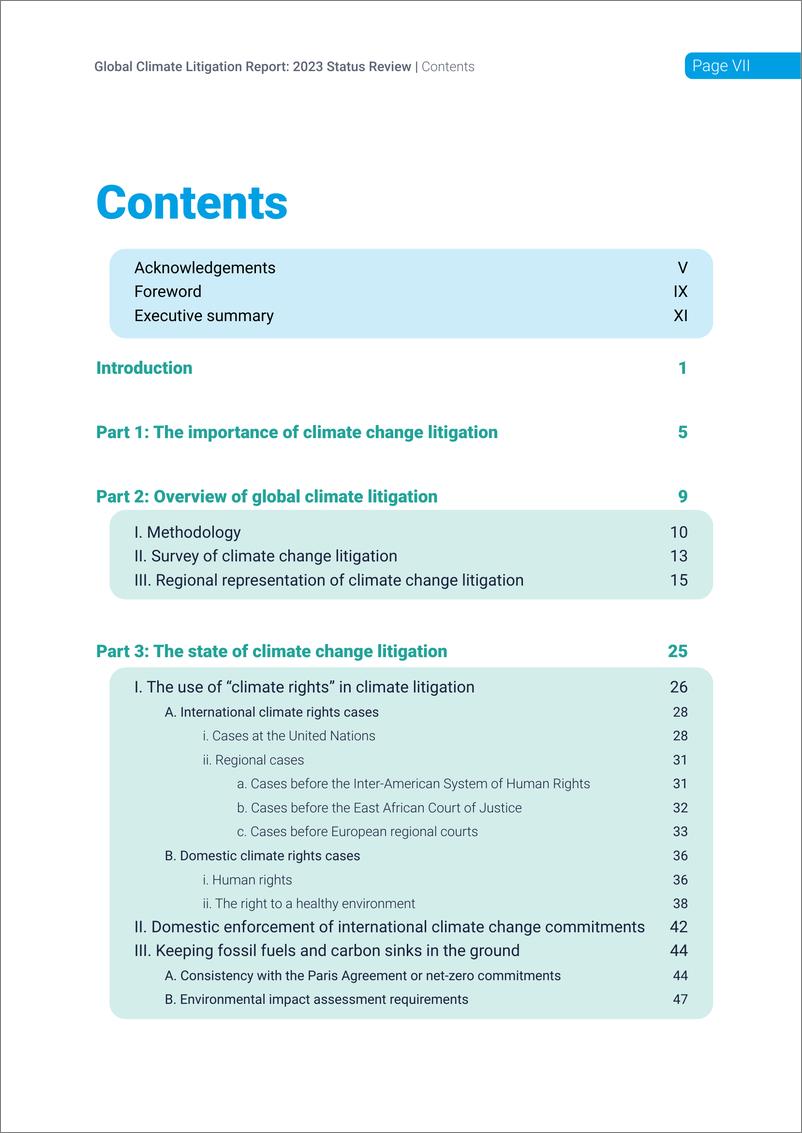 《全球气候诉讼报告：2023年现状综述》-109页 - 第8页预览图