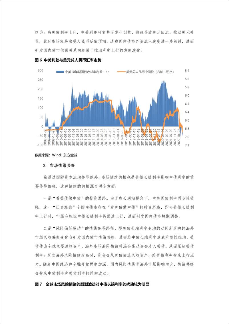 《东方金诚：美债利率影响中债利率的路径分析及中美利率走势展望-7页》 - 第7页预览图