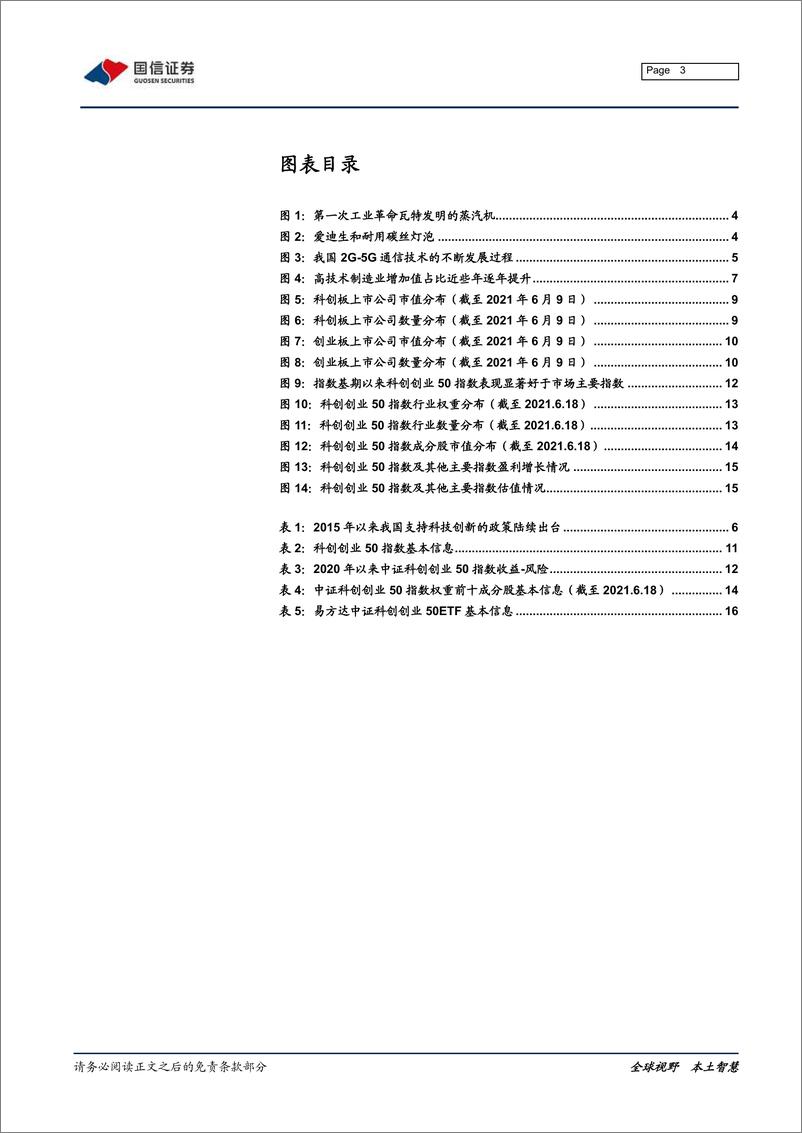 《易方达中证科创创业50ETF投资价值分析：一键布局中国顶尖科技龙头-20210621-国信证券-20页》 - 第3页预览图