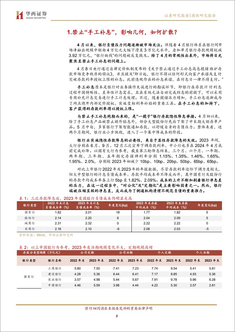 《禁止“手工补息”＋，理财产品的现状与未来-240521-华西证券-20页》 - 第3页预览图