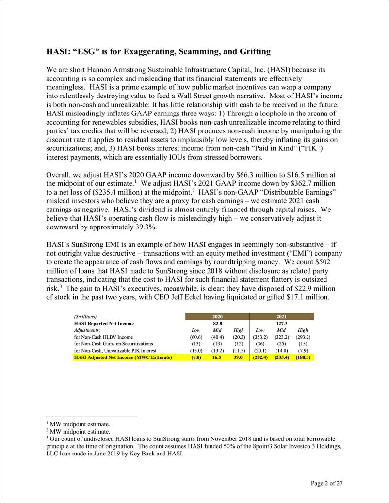 《浑水做空阿姆斯特朗可持续基础设施资本有限公司（HASI US）（英）-2022.7 -27页》 - 第3页预览图