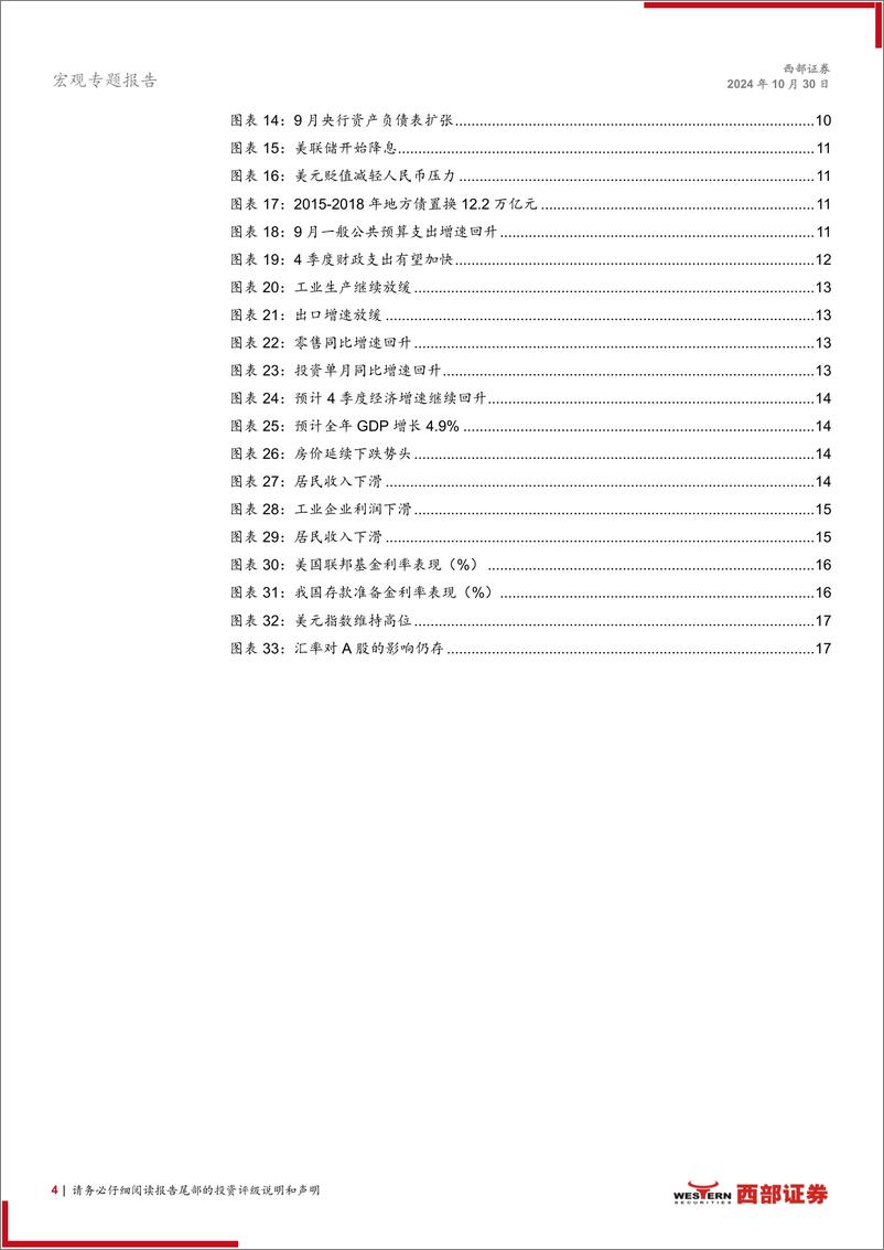 《本轮政策调整的几个核心问题：从政策驱动到经济驱动-241030-西部证券-18页》 - 第4页预览图