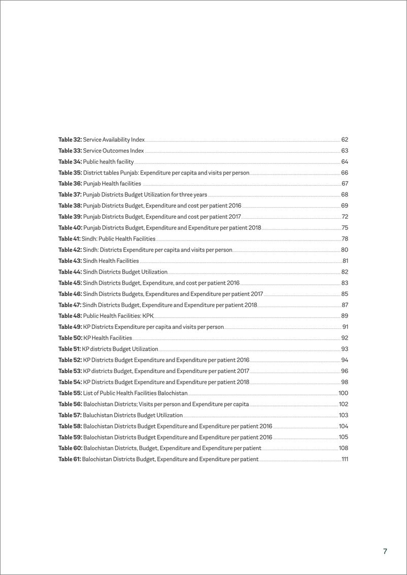 《世界银行-巴基斯坦UHC绩效监测系统评估及UHC预算支出分析（英）-114页》 - 第7页预览图