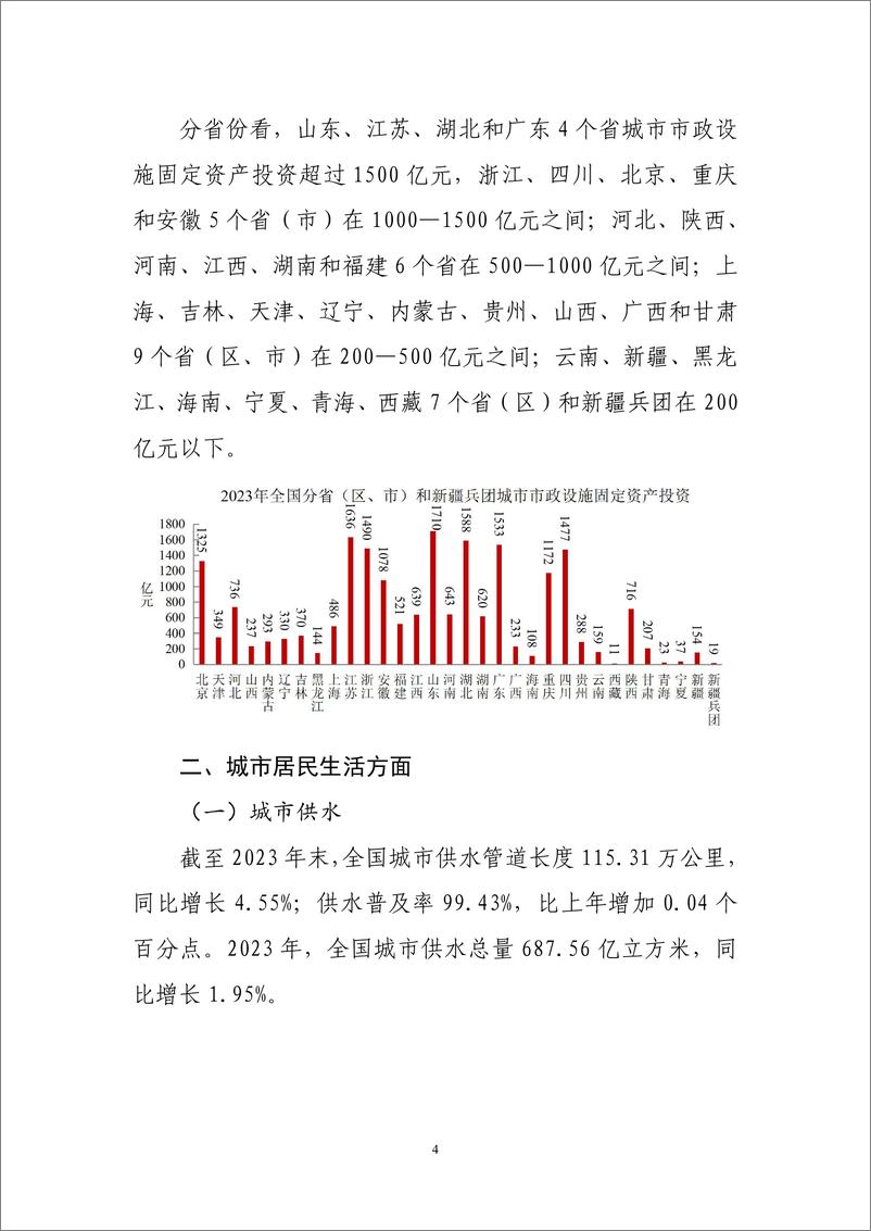 《2023年中国城市建设状况公报-24页》 - 第6页预览图