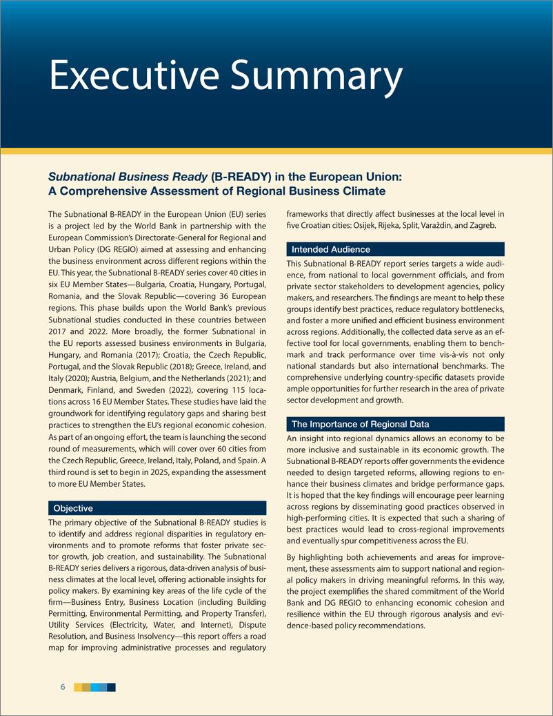 《世界银行-2024年欧盟国家以下企业准备就绪：克罗地亚（英）-155页》 - 第8页预览图
