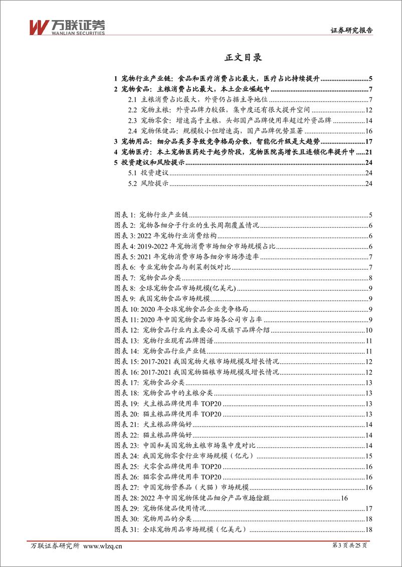 《万联证券-宠物行业深度报告系列二：宠物行业细分赛道解析》 - 第3页预览图