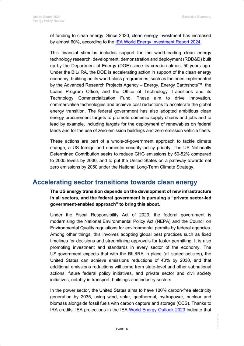 《2024年美国能源政策评价》 - 第6页预览图