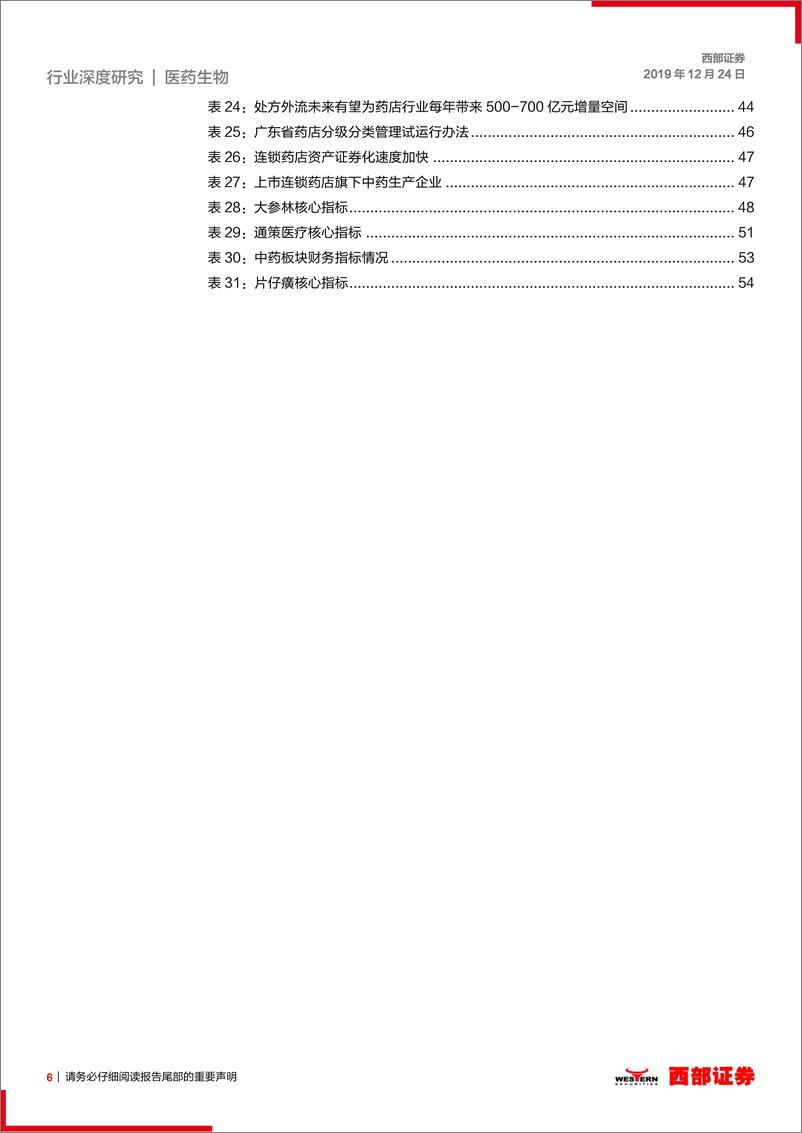 《2020年医药行业投资策略：医改变局中，战略性看好医药创新与消费领域-20191224-西部证券-56页》 - 第7页预览图