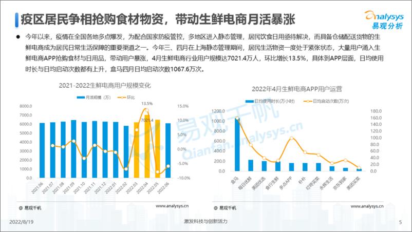 《中国生鲜电商年度综合分析2022-易观分析-35页》 - 第6页预览图