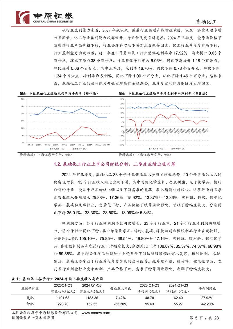 《基础化工行业年度策略：行业进入发展新阶段，三条主线布局投资机会-241130-中原证券-28页》 - 第5页预览图