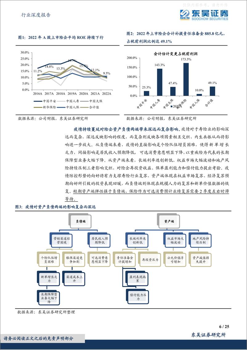 《东吴证券-保险Ⅱ行业深度报告，上市保险公司2022年年报综述：守得云开见月明-230419》 - 第6页预览图