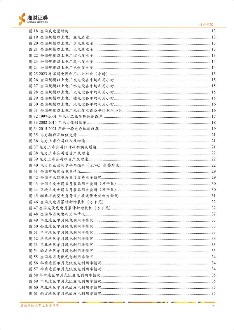 《2024年电力行业中期策略：电改深化，电力资产价值重估-240621-湘财证券-53页》 - 第4页预览图