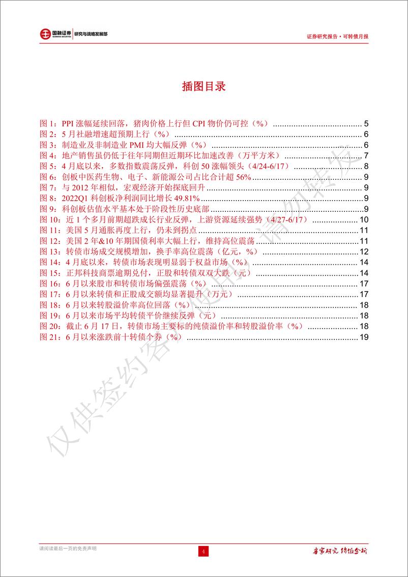 《可转债报告：转债炒作情绪仍高，关注转债监管风险和信用风险-20220620-国融证券-28页》 - 第5页预览图