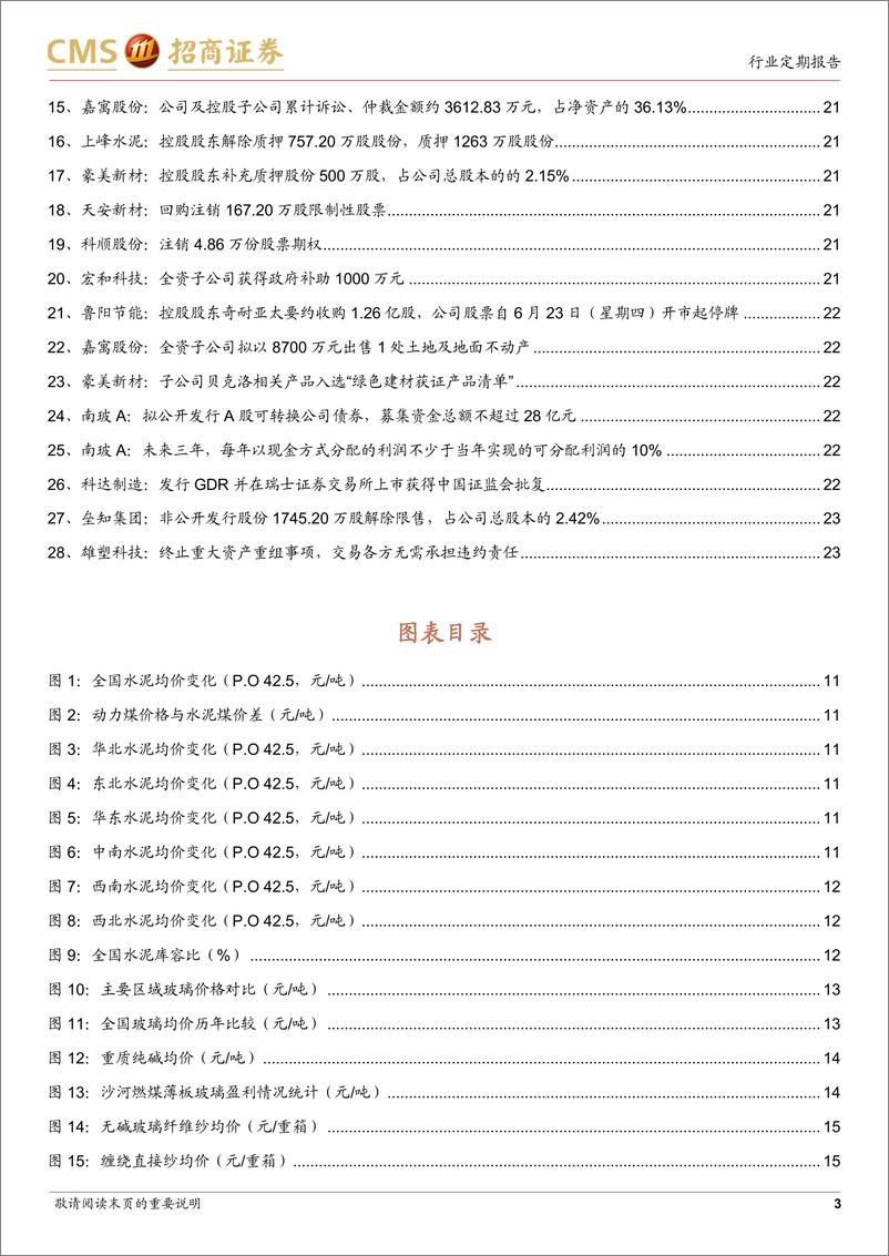 《建材行业定期报告：地产链建材望迎拐点，看好竣工端韧性-20220625-招商证券-24页》 - 第4页预览图