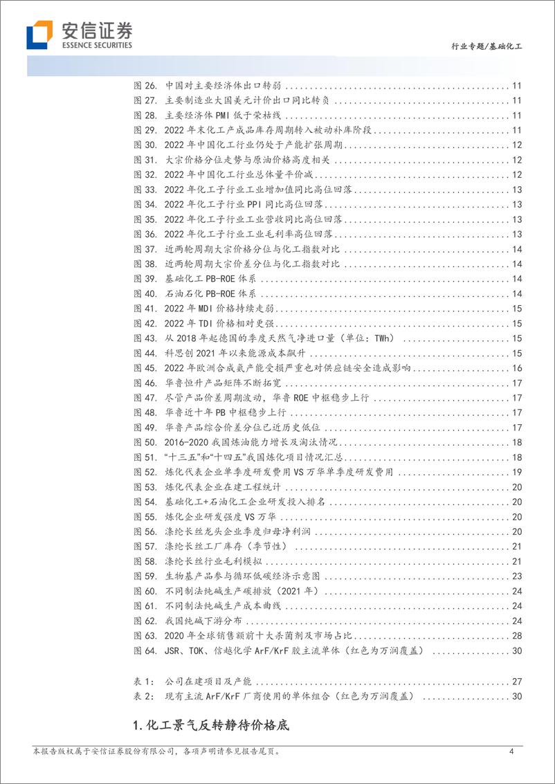 《基础化工行业专题：弱现实强预期下聚焦估值安全边际与确定性-20221222-安信证券-33页》 - 第5页预览图