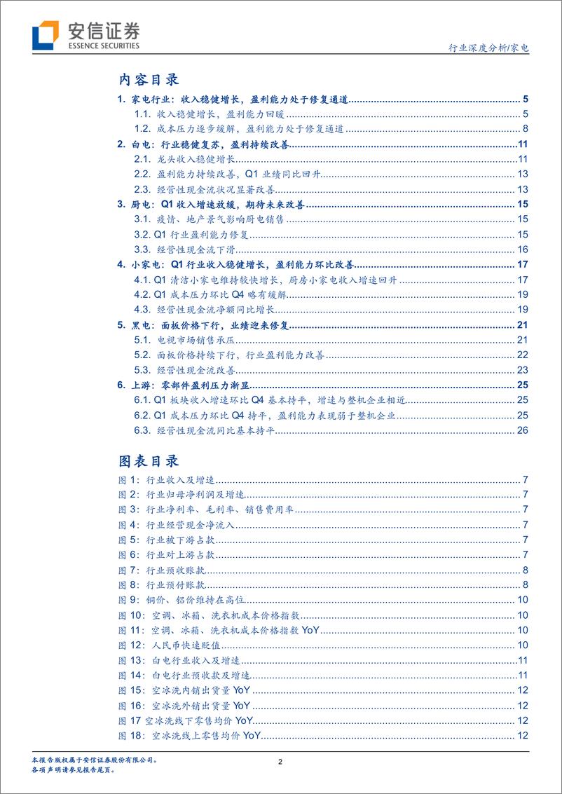 《家电行业深度分析：盈利筑底回升-20220512-安信证券-28页》 - 第3页预览图