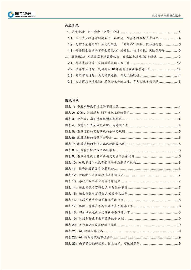 《宏观专题研究报告：南下资金“全景”分析-国金证券》 - 第3页预览图