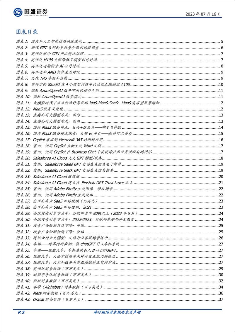 《人工智能行业海外市场：2023年中期策略，颠覆之间，AI时代的4个猜想-20230716-国盛证券-46页》 - 第4页预览图