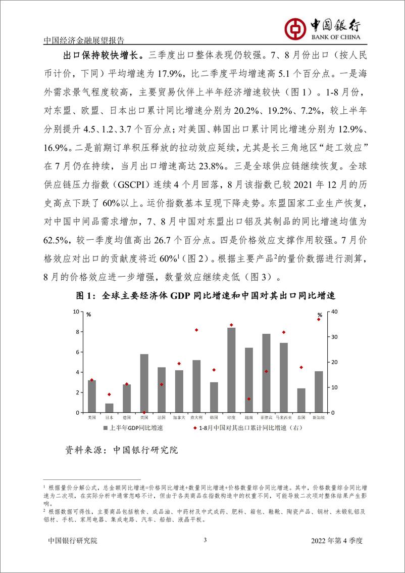 《中国经济金融展望报告2022年第4季度（总第52期）：经济“弱复苏”，政策需平衡稳增长与可持续性之间的关系-20220928-中国银行-52页》 - 第6页预览图