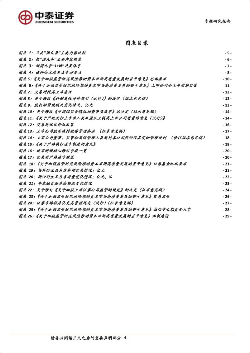 《金融行业政策专题：“新国九条”的方法、目的、核心内容及影响，形成资本市场的全面有效治理-240414-中泰证券-31页》 - 第4页预览图