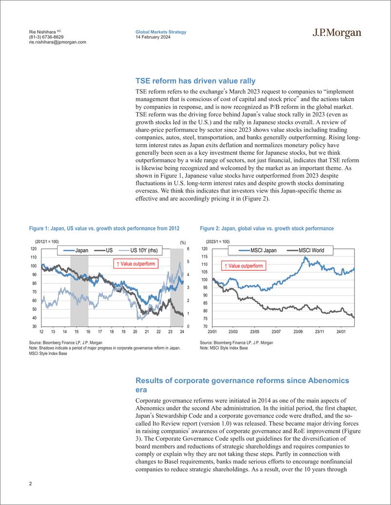 《JPMorgan-Japan Equity Strategy TSE reforms Second chapter of corpora...-106514067》 - 第2页预览图