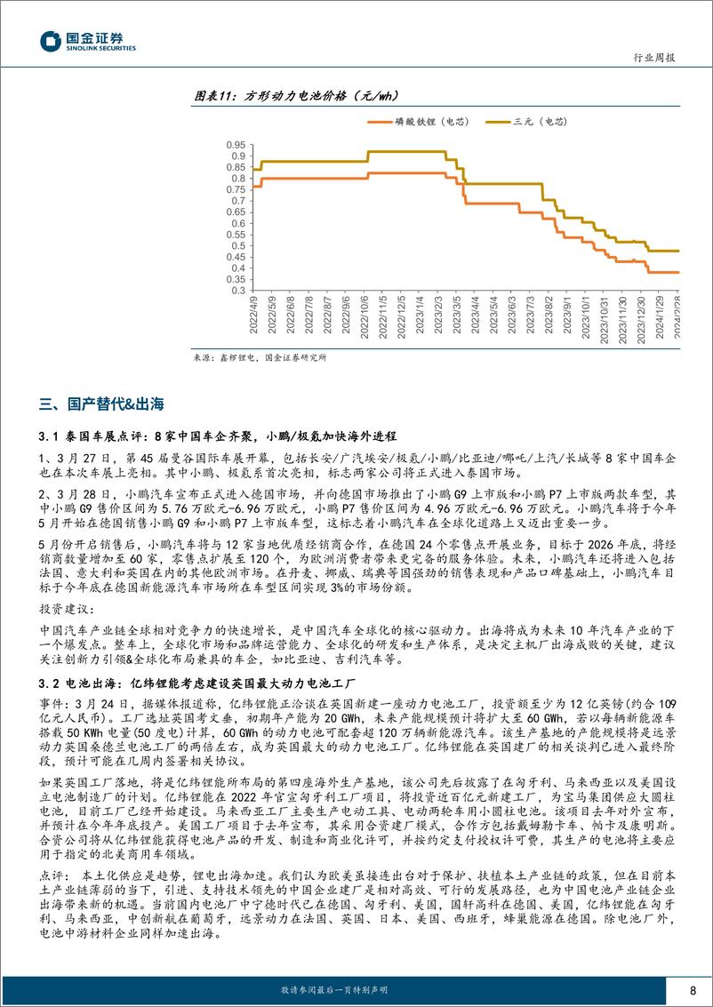 《汽车及汽车零部件行业研究：比亚迪财报表现强势，小米SU7大超预期-240331-国金证券-12页》 - 第7页预览图