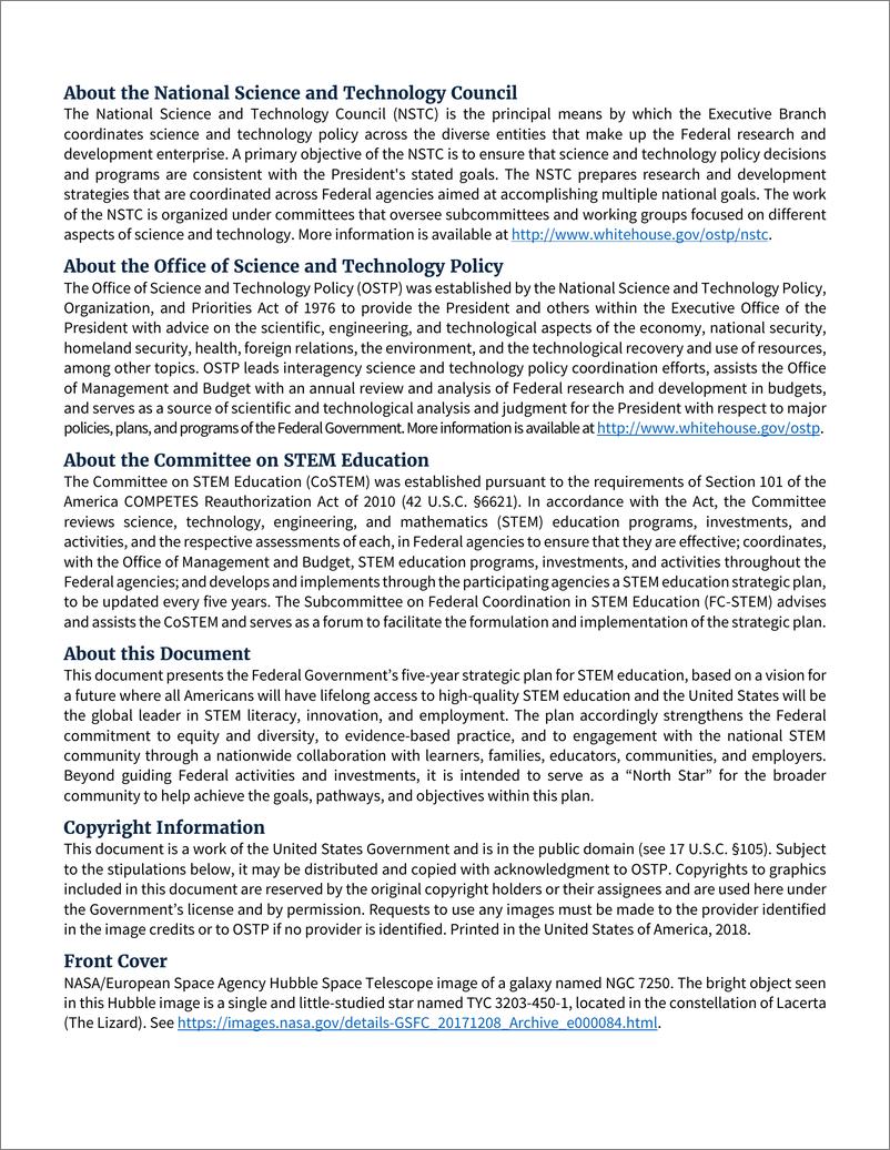 《白宫-美国发布STEM教育五年战略（英文）-2018.12-48页》 - 第3页预览图