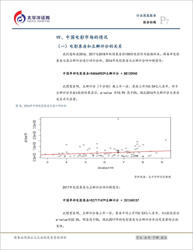 《电影行业：电影行业正式进入口碑时代-20190109-太平洋证券-16页》 - 第8页预览图