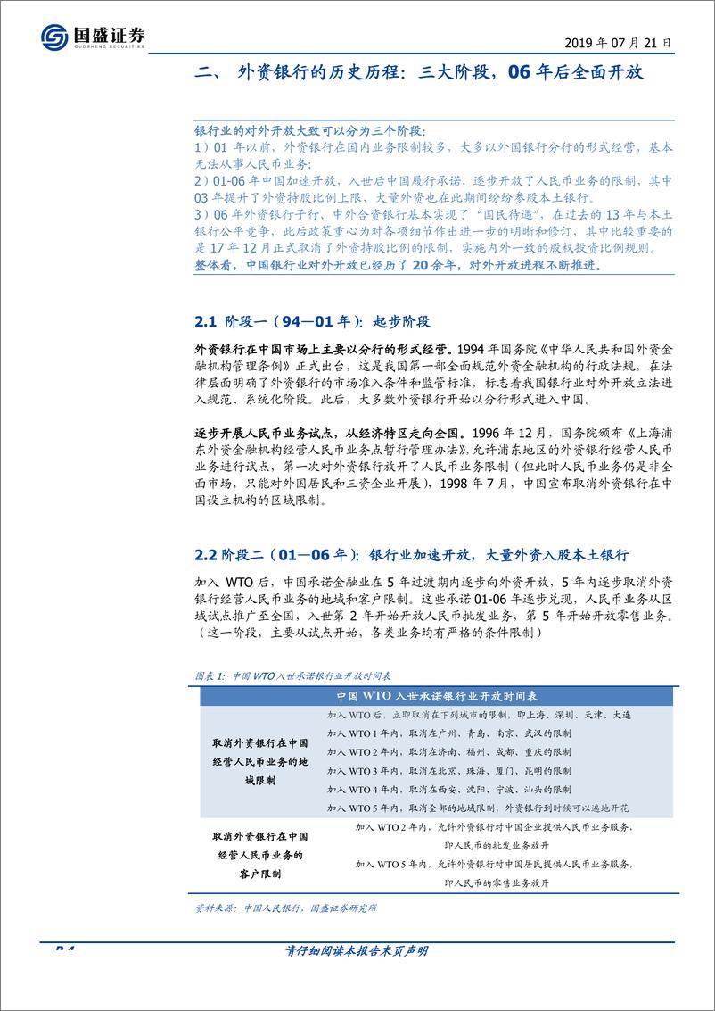 《银行业：金融开放系列三，对银行行业有何影响-20190724-国盛证券-19页》 - 第5页预览图